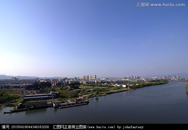 義烏南方聯(lián)江濱南路城市全景大圖,都市風(fēng)光,建筑攝影,攝影,匯圖網(wǎng)www.huitu.com