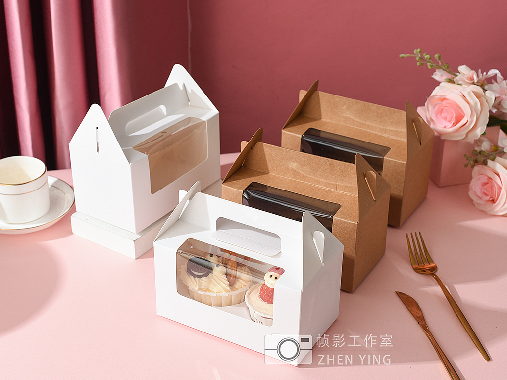 蛋糕包裝盒 迷你蛋糕盒實拍_義烏幀影攝影-站酷zcool